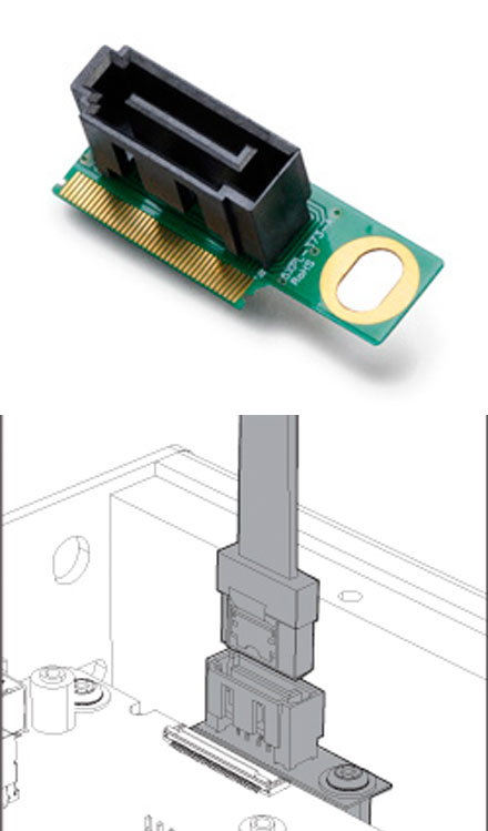 Akasa AK-PCCMSA-03 (Intel NUC SATA Header NUC5i5MYBE / NUC5i5MYHE / NUC5i3MYBE / NUC5i3MYHE)