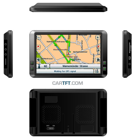 [CTFPND-4] 7" PND (<b>GPRS</b>, Bluetooth, TMC, RS232, 800x480) [<b>Availability on request</b>] *new*