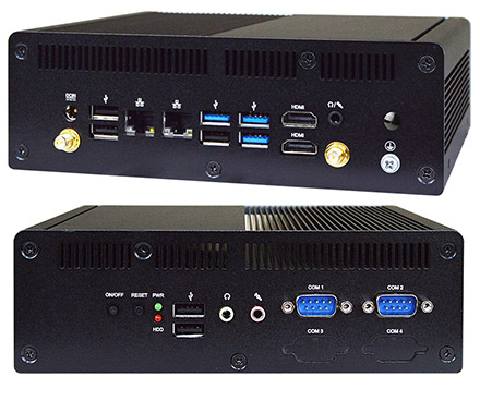 Jetway HBFDF04i-6412B (Intel Elkhart Lake) [2x 4K HDMI, 2x LAN, 2x COM, <b>WLAN</b>]